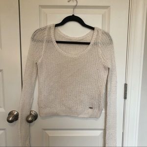 White Abercrombie and Fitch Sweater